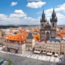 Fly from the UK to Prague